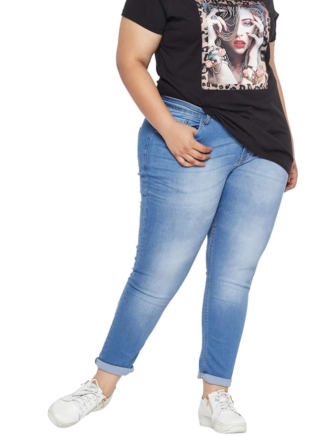 Buy aLL Plus Size Women's Slim Fit Jeans at Amazon.in