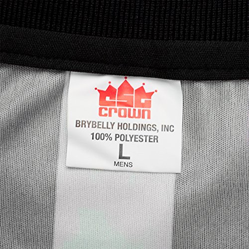 image for Crown Sporting Goods Men's Official Black & White Stripe Referee / Ump