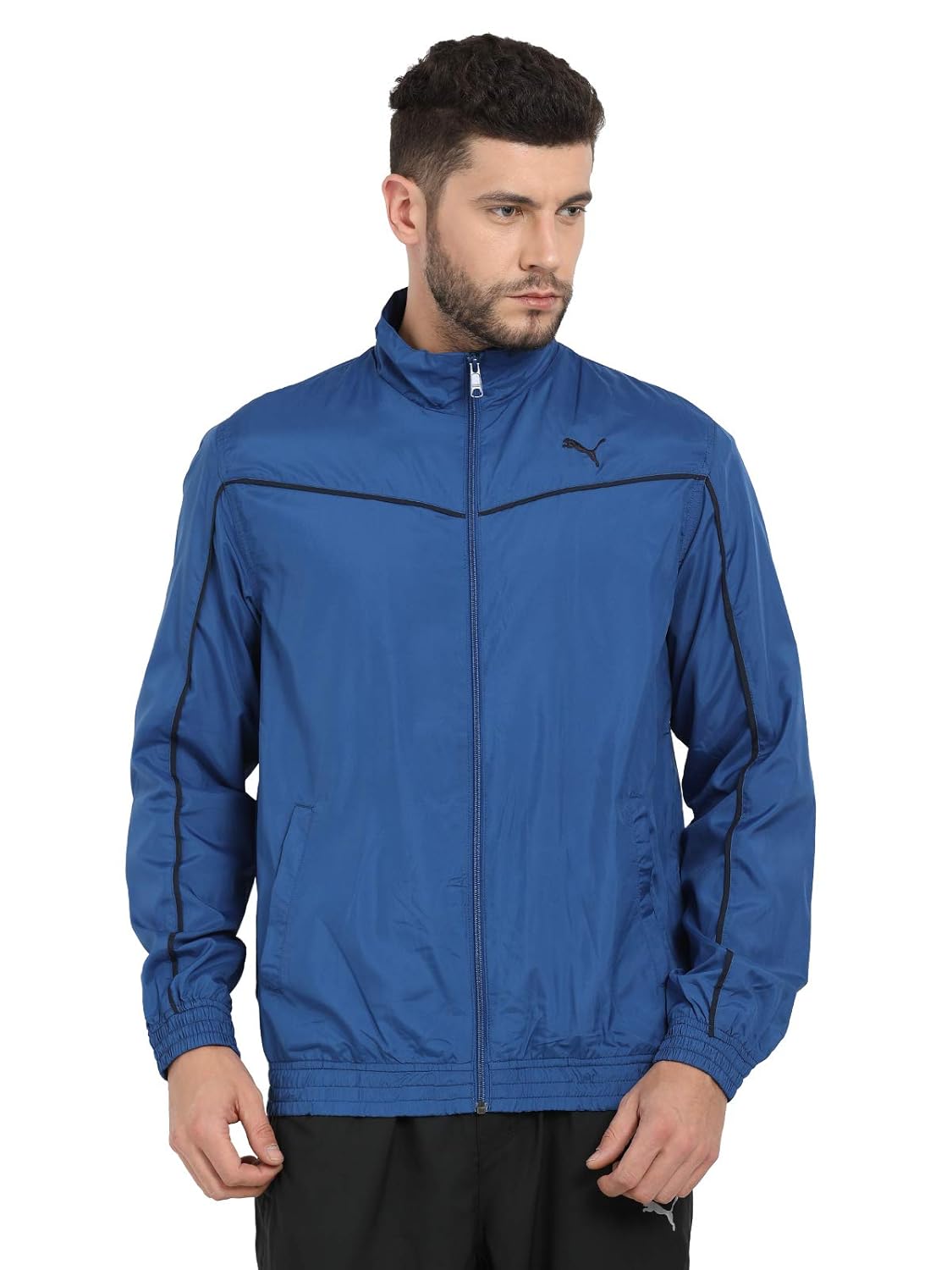 puma men's polyester track jacket