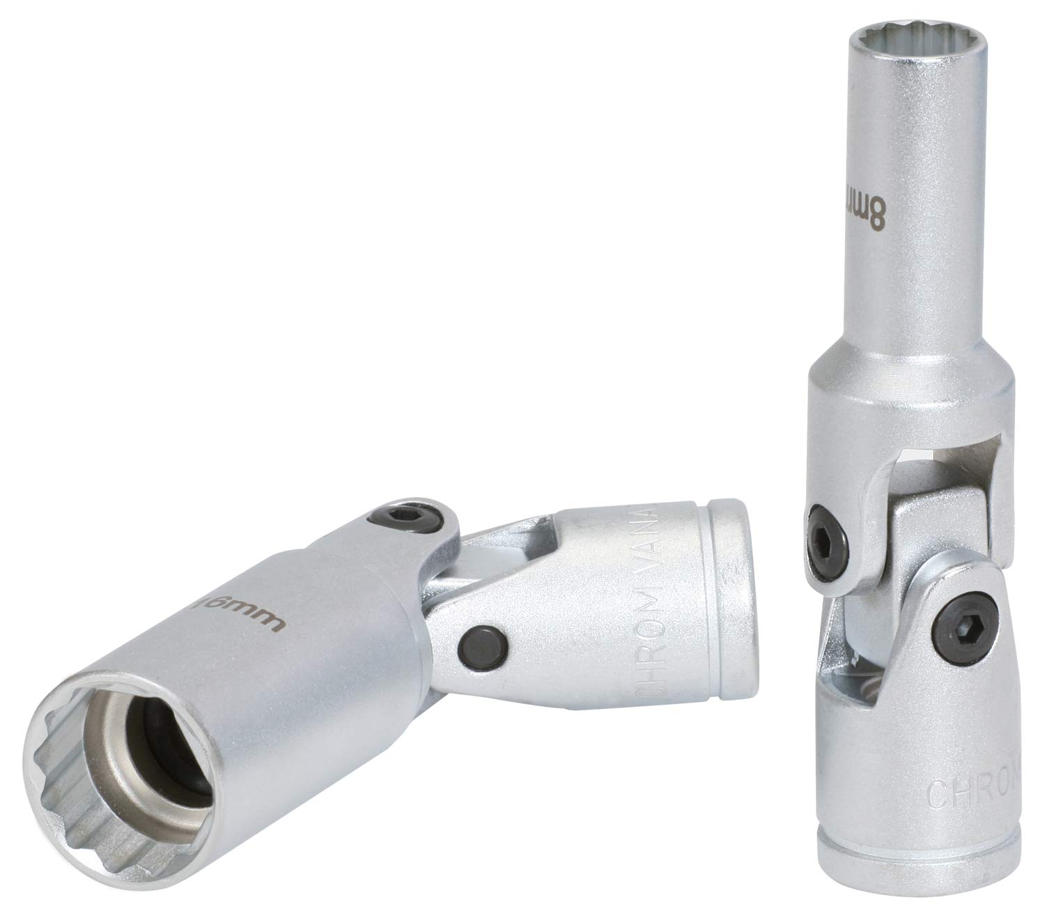 KS Tools 917.4854 3/8" CHROMEplus® 12-Edge Socket with Joint, 13mm