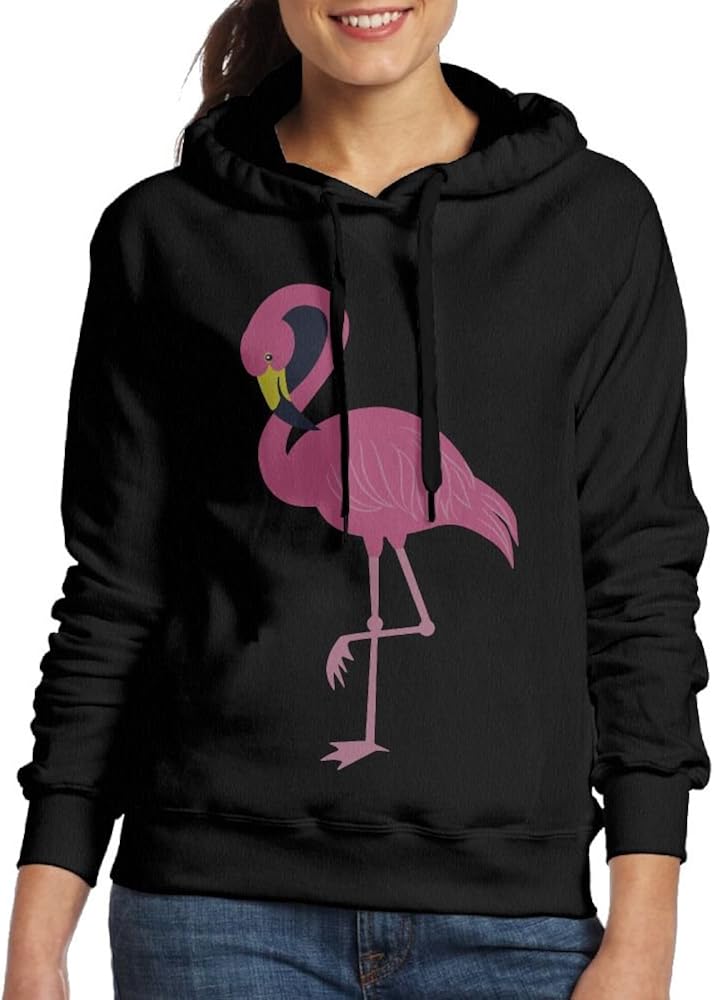 Amazon.com: Hot Pink Flamingos Womens Hoodie Sweatshirt For Fall/Winter For Women: Clothing