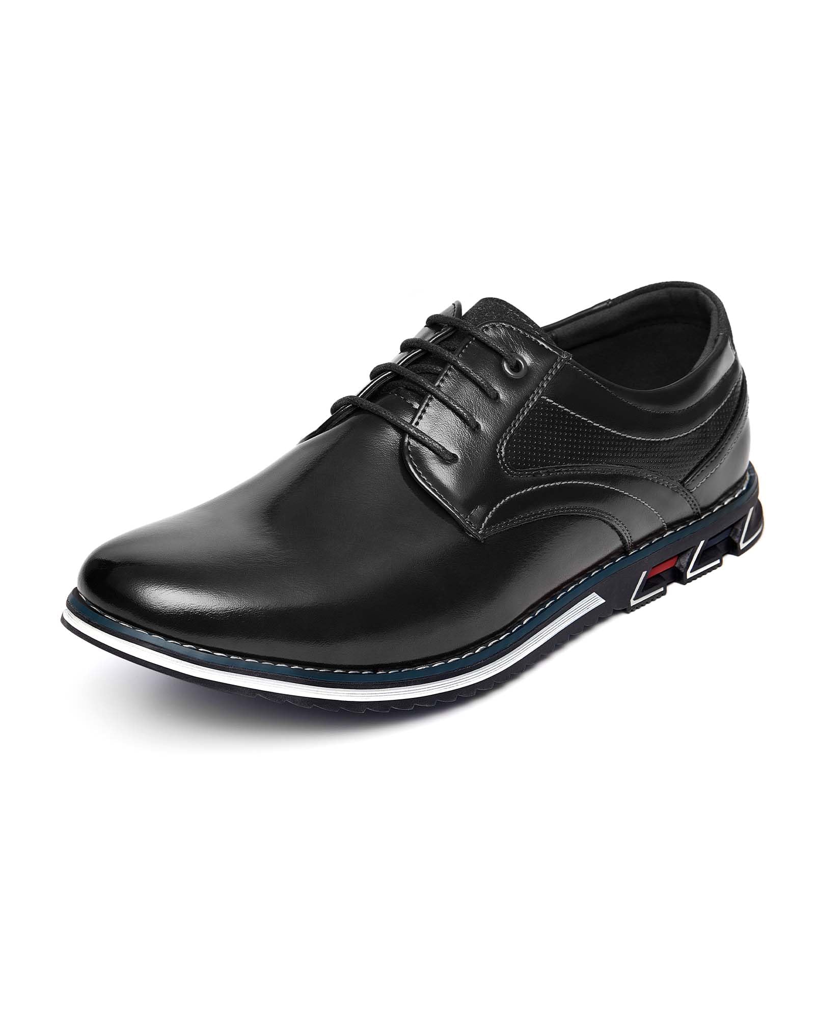 Adviicd Mens Oxford Shoes Wide Width Men's Dress Shoes Casual Oxford Shoes Business Lace-up-455469