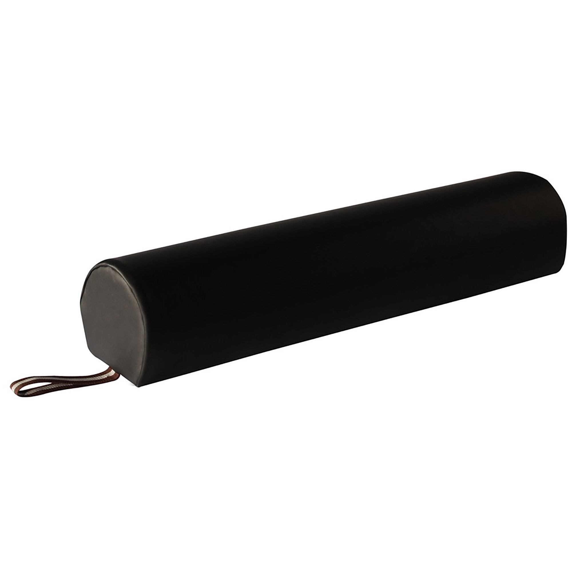 Master Massage 3/4-round Bolster, Black, 15 cm