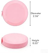 Wintape Soft Body Measuring Tape 150 cm Pink Retractable Double Sided 2 Pieces view 4