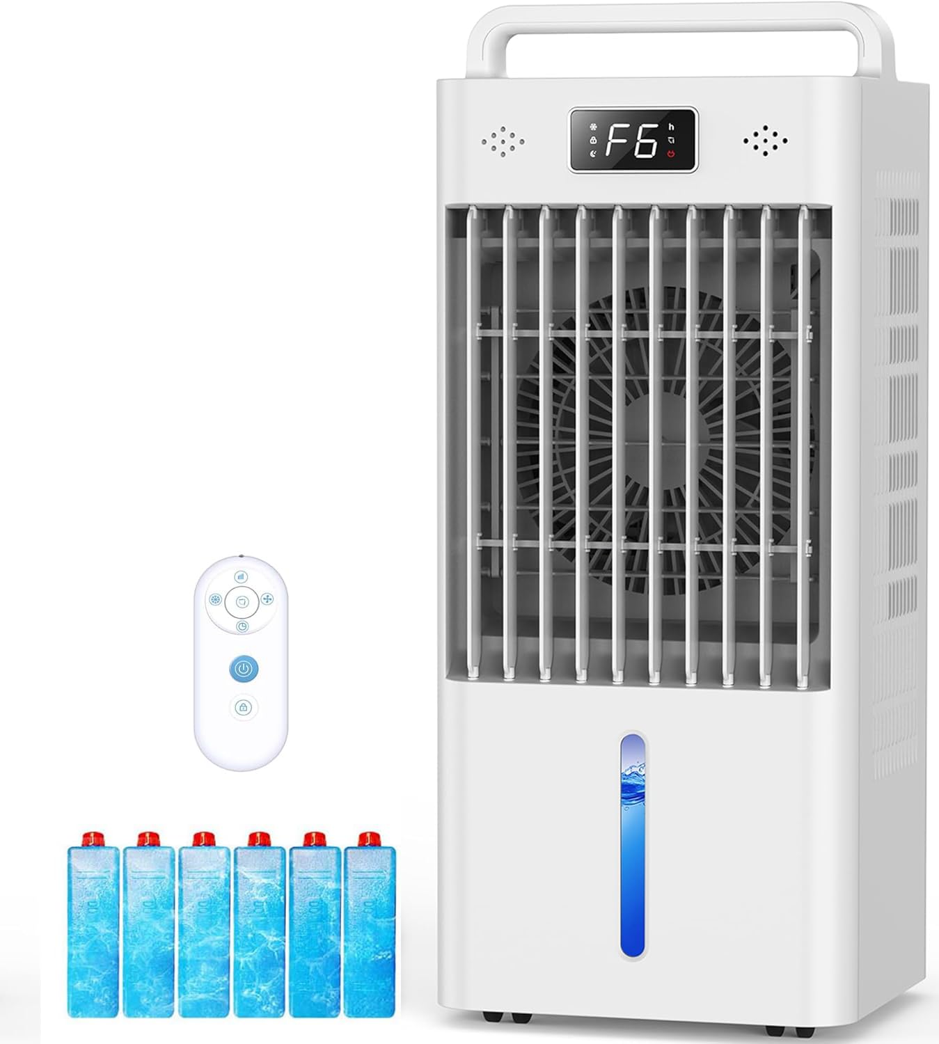 Photo 1 of Windowless Portable Air Conditioner with Remote?Evaporative Air Cooler? Swamp Cooler with Water Tank Room Cooling Fan for Home Indoor 12H Timer No Hose Needed