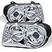Xtune for 2005-2010 Chrysler 300C Clear Lens Projector Headlights Assembly Direct Fit LH+RH Set 2006 2007 2008 2009