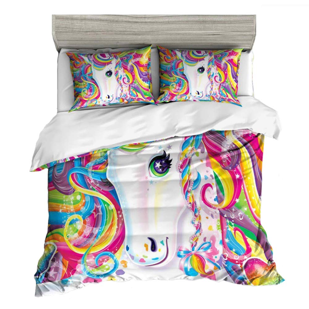 unicorn bed set queen