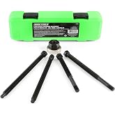 OEMTOOLS 37306 Long-Reach Harmonic Balancer/Pulley Installer Kit w/Case | Includes four threaded rods (M16 x 2.0, M14 x 1.5, M12 x 1.75, M12 x 1.5