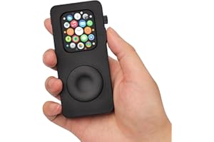 Aluminum Alloy Case for Apple Watch 44mm -Turn Your Apple Watch into a Smartphone,Retro Pod Style Metal Protective Cover with