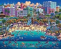 Dowdle Folk Art La Jolla Cove Puzzle, 500 Pieces