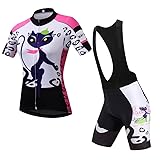 Uriah Women's Cycling Jersey Black Bib Shorts Sets