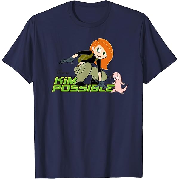 Amazon.com: Disney Kim Possible Character Group Poster T-Shirt