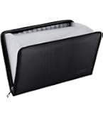 Expanding File Folder Important Document Organizer Fireproof Document Bag A4 Size 25 Pockets Color Labels Non Itchy Silicone Coated Portable Filing Organizer Folder14 3 X 9 8 - View #9