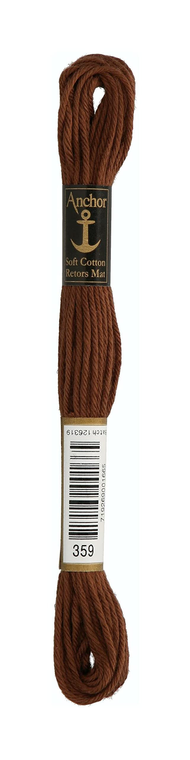 Anchor Matt Embroidery Thread, Running Length: 10M 359 Embroidery Threads
