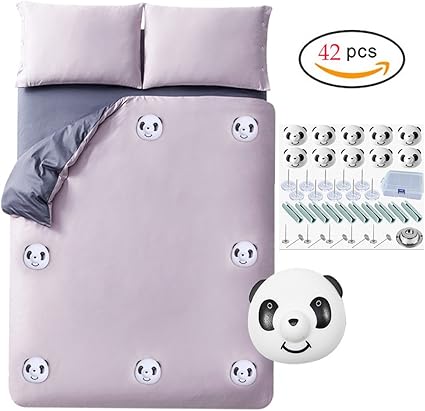 Magnetic Comforter Duvet Holder Fasteners Locks Keeping Corners Of