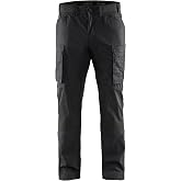 BL&Aring;KL&Auml;DER 1655 Men&rsquo;s Service Pants with Stretch - Durable Workwear Pants w/Utility Pockets - Flexible Fit