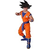 Men's Dragon Ball Z Goku Costume - Adult DBZ Goku Outfit with Shirt, Pants, Belt, Wristbands, &amp; Boot Covers