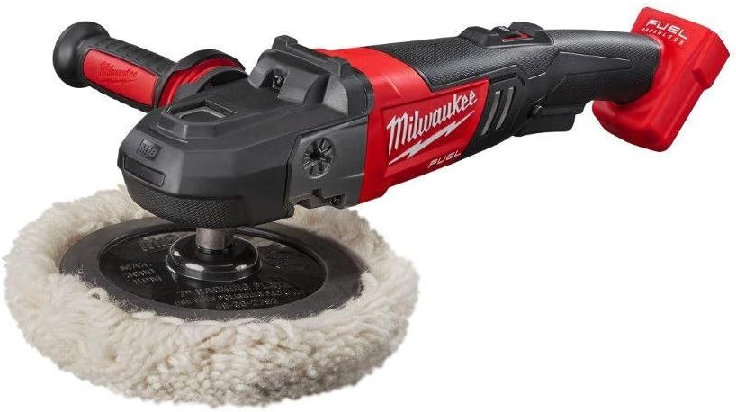 Milwaukee 2738-20 M18 18-Volt FUEL Lithium-Ion Brushless Cordless 7 inch Variable Speed Polisher (Tool-Only) - - 