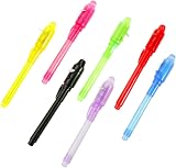 Faburo 7PCS Invisible Ink Pens with UV Light for Kids Secret Messages view 3