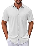 COOFANDY Mens Hawaiian Shirt for Men Short Sleeve