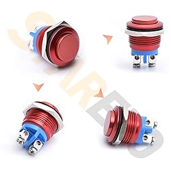 STARELO 16MM 5/8" Momentary Push Button Switch High