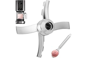 HOMFANSEEC Replacement Paddle Blade Compatible with Nin-ja Creami NC300 Series Ice Cream Makers, Mixing Blade Paddle Replacement Accessories for Nin-ja NC299AMZ NC301 CN305A CN301CO
