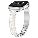 WINGLE Slim Leather Bands for Apple Watch Band for