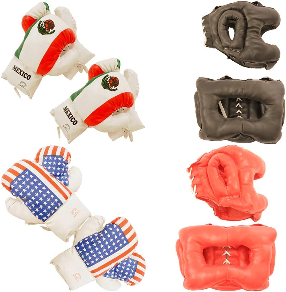2 Mexico vs USA 20oz to 14oz isaazon Pairs Set Boxing Punching Training