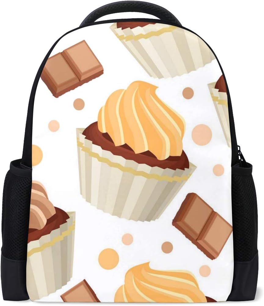 Backpack Chocolate Caake Personalized Shoulders Bag Classic Lightweight Daypack for Men/Women
