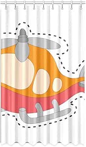 UGDFJYV Cortinas Opacas Cocina Insólita Particular Aviones Cortinas de