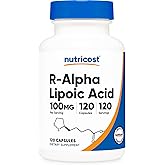 Nutricost R-Alpha Lipoic Acid 100mg, 120 Capsules, Veggie Capsules | GMO-Free, Gluten Free