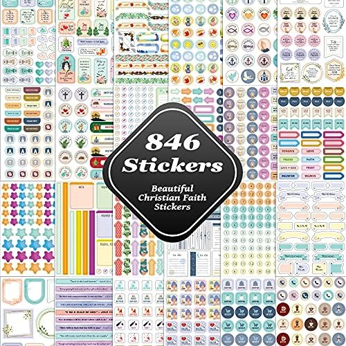 Christian Journaling Stickers, Faith Stickers for Journals and Planners