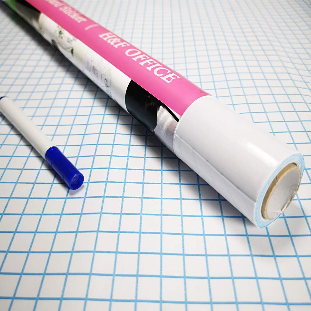 2 Pack Dry Wipe Magic Self Adhesive Whiteboard Sticker Roll DIY Wall