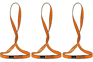 AINIKEY 18MM Nylon Climbing Sling Runner 23KN CE2008/EN566 Rock Climbing Webbing Straps for Outdoor Climbing, Rappelling, Swing, Yoga Hammock etc