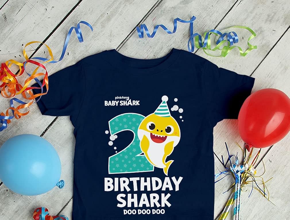 Birthday Shark Shirts for Toddler 2nd 3rd 4th Birthday Boy Girl Baby Shark Shirt: Clothing