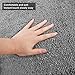 Yueetc Bath Mat, Extra Soft and Absorbent Shaggy Rugs, Machine Wash Dry, Perfect Bathroom Mats - 23x16in - Grey