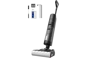 DREAME H13 Pro Wet Dry Vacuum Cleaner, Smart Floor Cleaner Vacuum Mop for Hard Floors, 140°F Brush Wash, Hot Air & Dual Rotation Self-Cleaning, GlideWheel Power System, Great for Sticky Messes