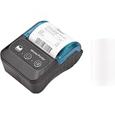 Sunydog Receipt Printer, 58mm Thermal Printer 2 inch Portable Mini Mobile Pocket Printers with 1 Thermal Paper Roll, USB BT Connection Compatible with/Android for Office