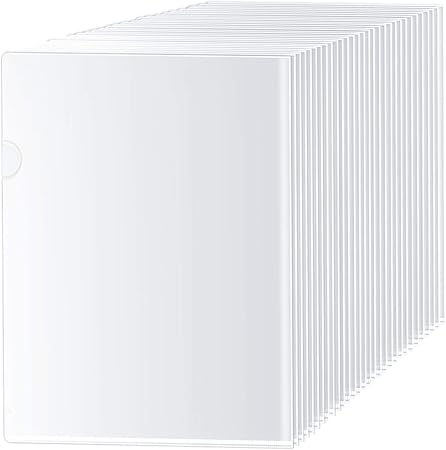 Amazon クリアファイル Leobro クリアホルダー A5 透明 乳白 クリアー 30枚 書類整理 資料収納 書類保護 持ち運びに便利 クリアホルダー 文房具 オフィス用品