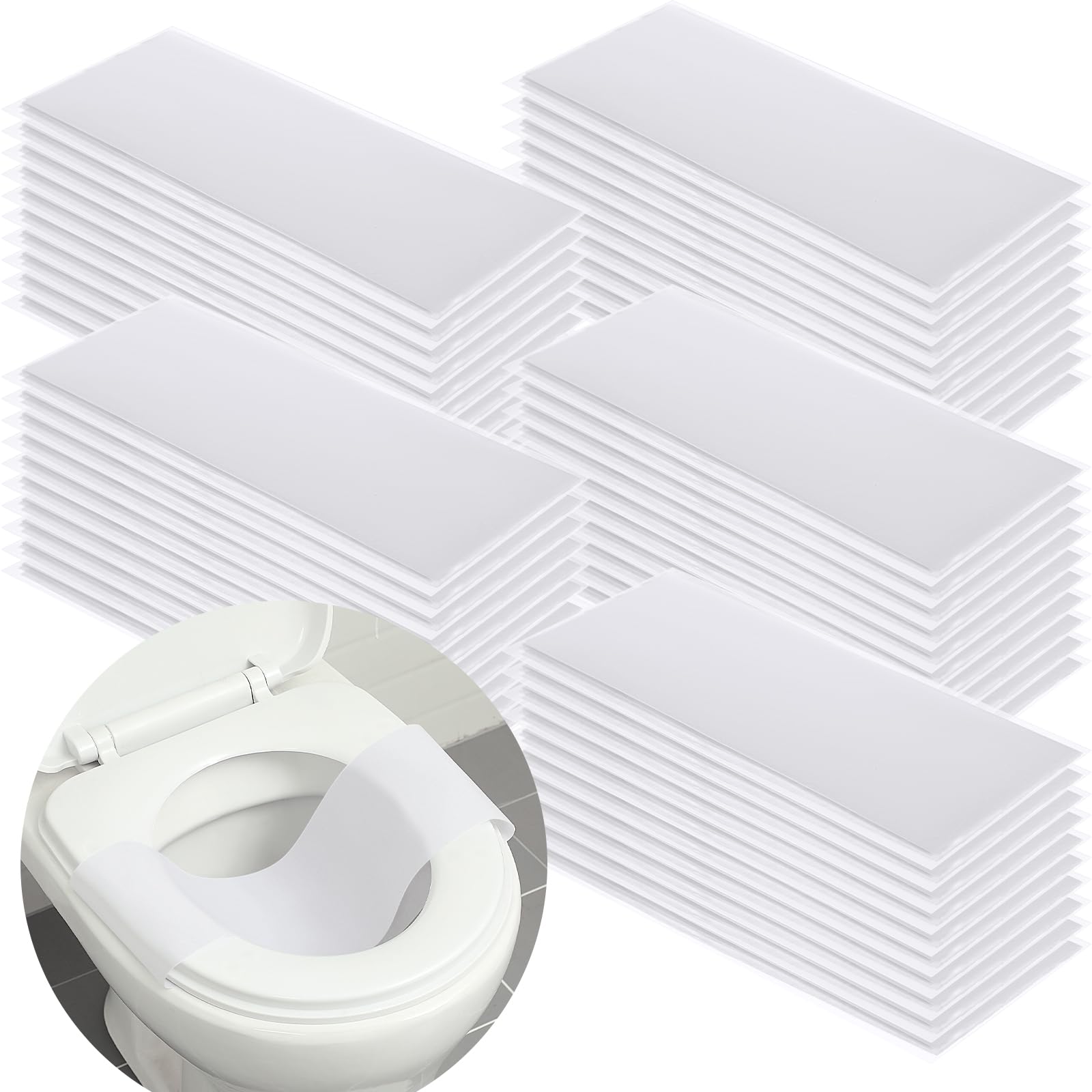 Photo 1 of Fuyoooo 50 Pcs Flushable Stool Sample Collection Sheet Specimen Collector Stool Sample Collection Kit Specimen Containers for Stool Testing