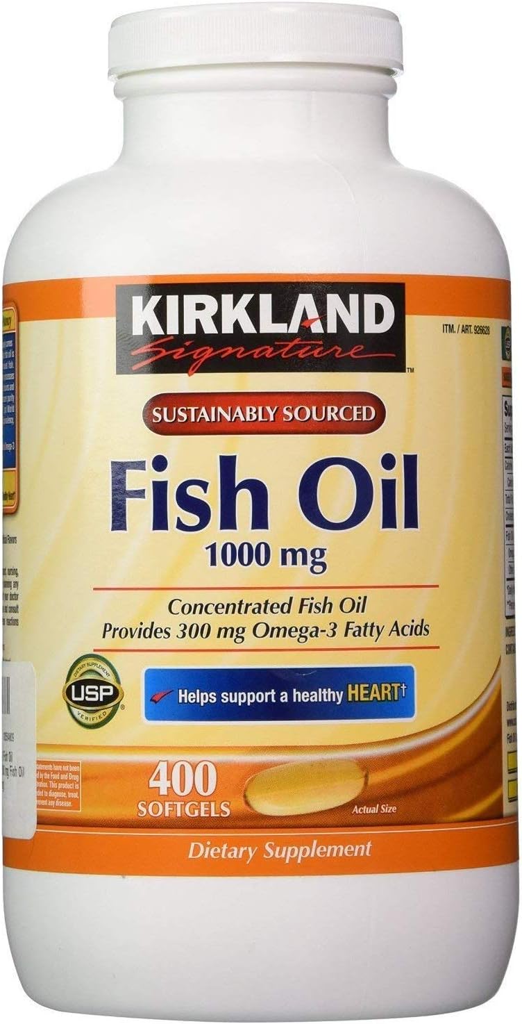 Kirkland Signature Natural Fish Oil Concentrate With Omega3 Fatty