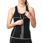 SaunaTek Women's Sauna Sweat Suit Vest for Exercise and Heat Training, Neoprene