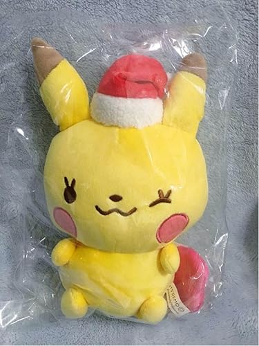Amazon Co Jp ッツデモ ポケモン コラボ第6弾 ピカチュウ サンタ ぬいぐるみ Its Demo サンタクロース ホビー 通販
