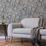 Fine Decor 3D Floral White Paste the Paper Washable Peelable Wallpaper view 2