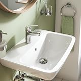 GROHE Swift QuickFix Smooth Body Basin Mixer Tap S-Size 162mm Chrome view 4