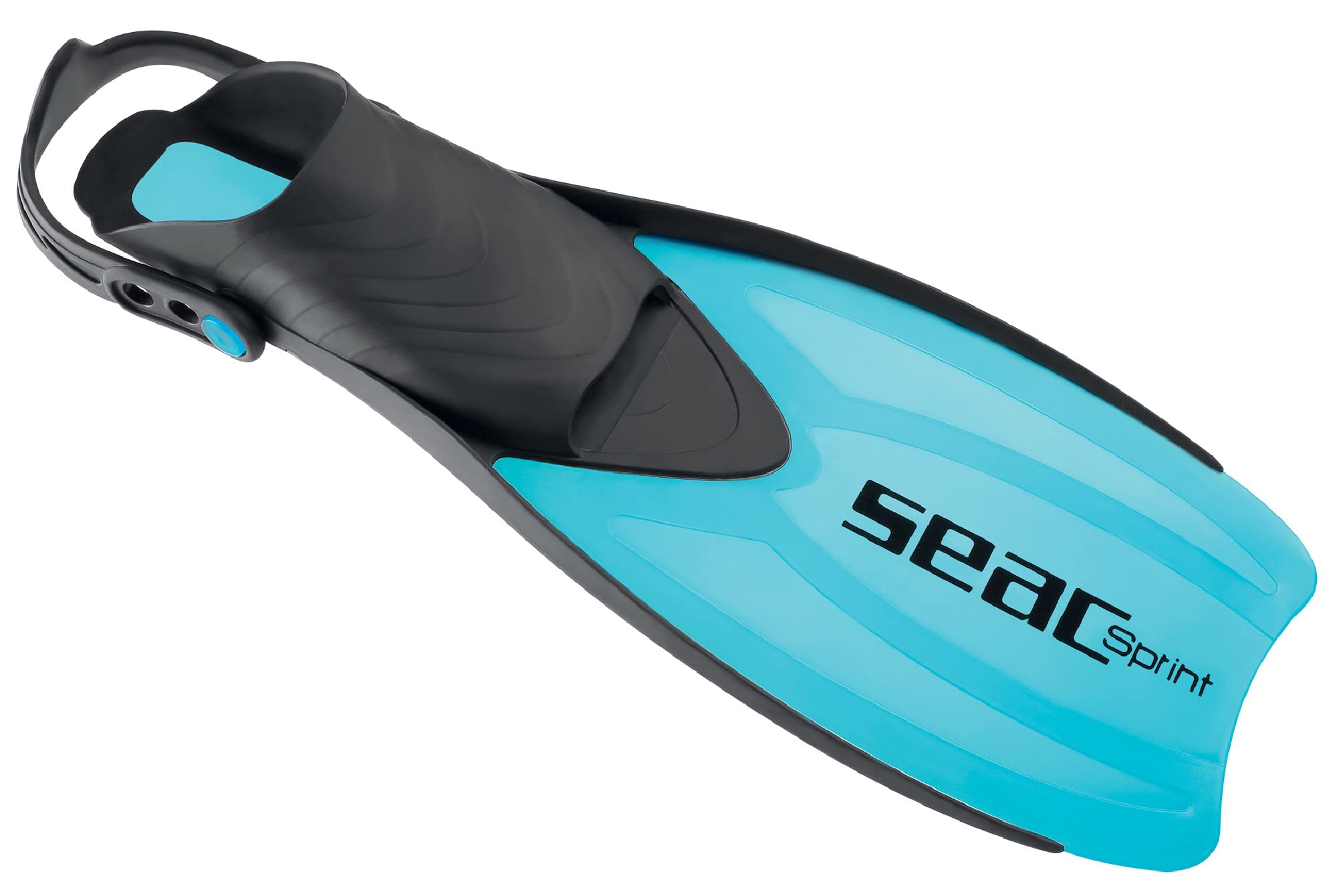 SEAC Children's Sprint Snorkelling Fins with Adjustable Strap, blue, XXS XS UK