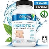 DOUBLE STRENGTH Probiotic 40 Billion - Helps Eliminate Harmful Toxins & Waste! Kick Start Weight loss! Improves Digestions, Bowel Regularity & Increased Energy - 100% Guaranteed!