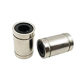 ReliaBot 2PCs LM8UU Linear Ball Bearing Nickel