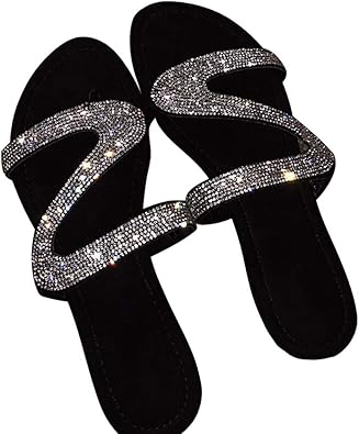 crystal flip flop sandals