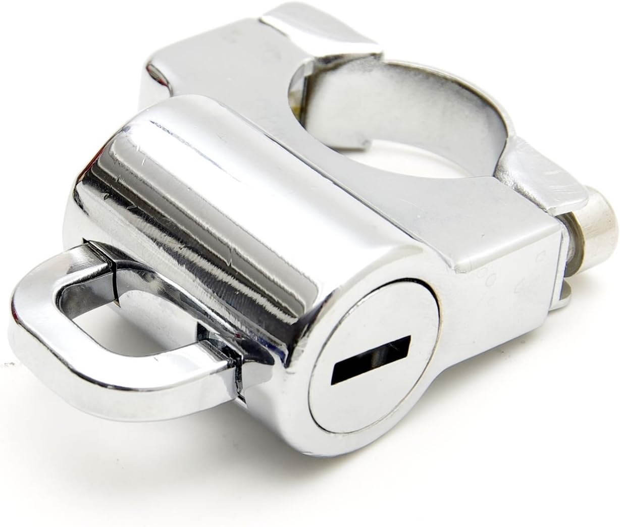 Amazon Goodsland 2color 汎用 ヘルメットロック ヘルメットホルダー バイク ハンドル スクーター パイプ 防犯 鍵 キー 盗難防止 直径 22mm 22f スペアキー付き Gd Hellock Sv ヘルメットロック 車 バイク